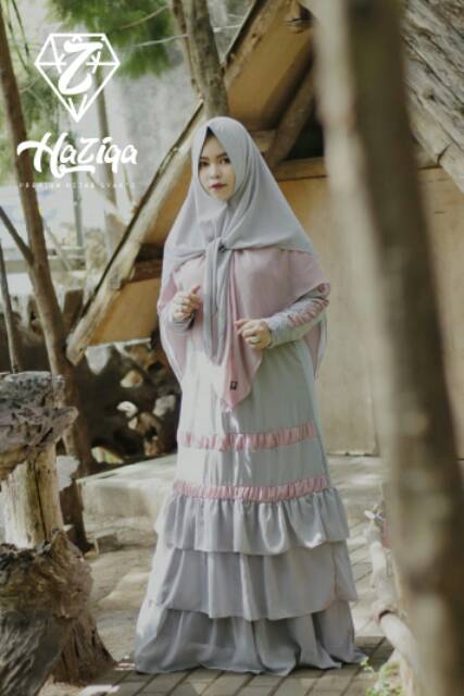 Franda syari gamis cantik terbaru kualitas butik