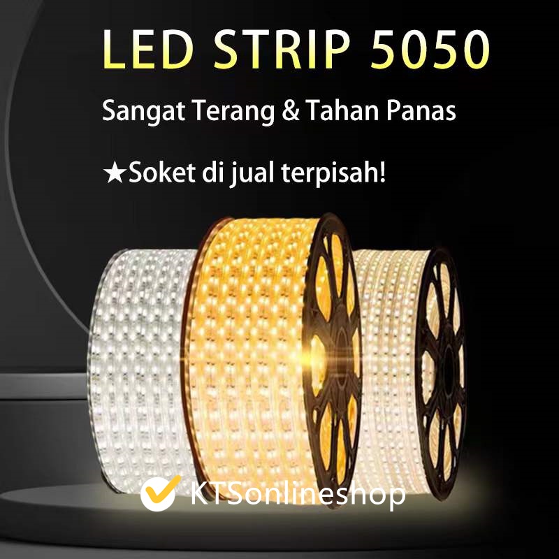 METERAN LAMPU LED STRIP 5050 SMD PER METER LED STRIP 5050 SMD