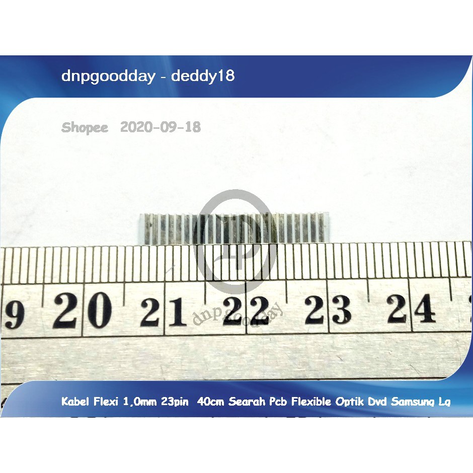 Kabel Flexi 1,0mm 23pin  40cm Searah Pcb Flexible Optik Dvd Samsung Lg