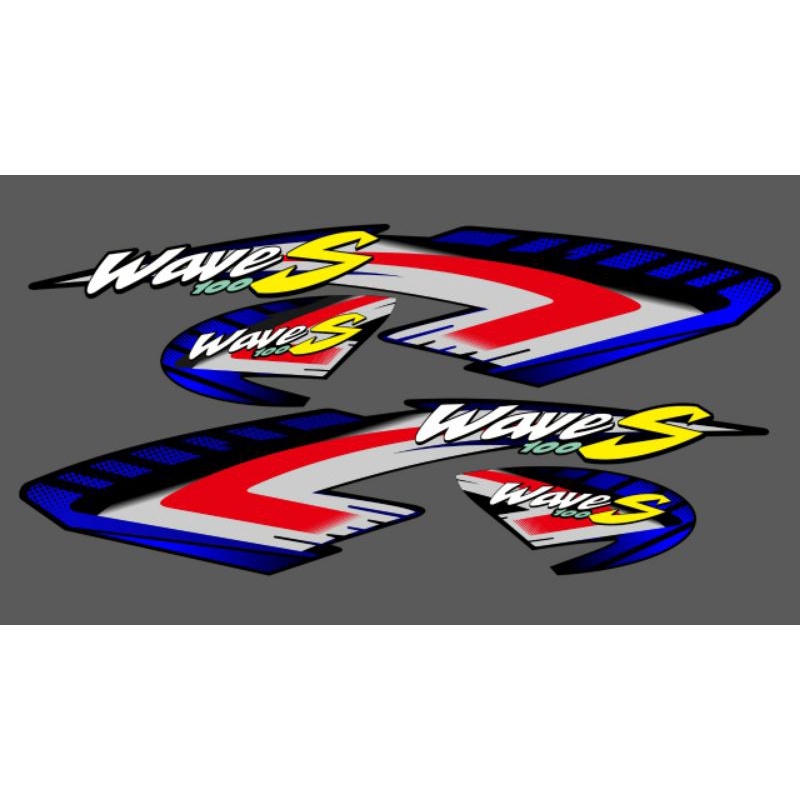 STRIPING COSTUM SUPRA FIT 100 THAILAND II WAVE S 100