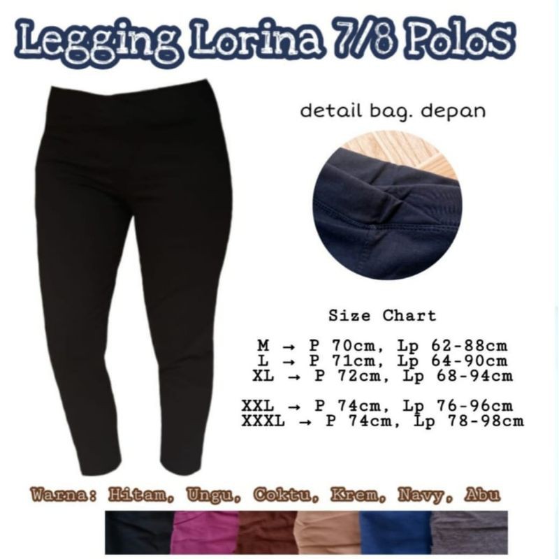 LEGGING LORINA 7/8 UK M, L, XL - KATUN STRECH