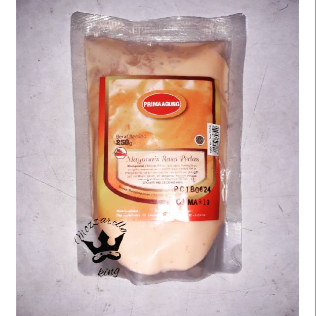 

Mayonais pedas prima agung 250 gram halal