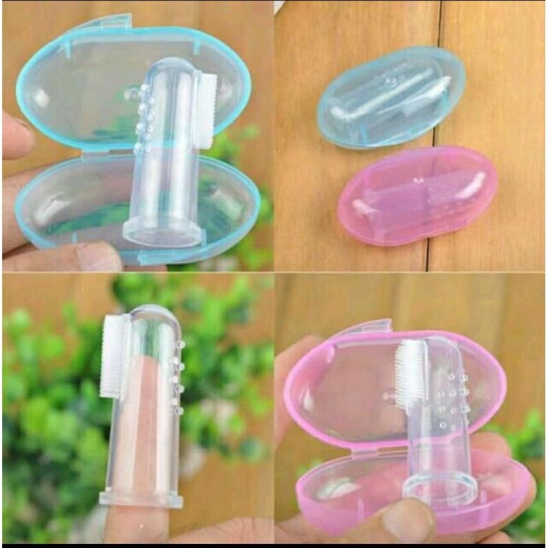 SIKAT GIGI JARI BAYI SILIKON / SIKAT GIGI BAYI SILIKON / SIKAT LIDAH BAYI BPA FREE