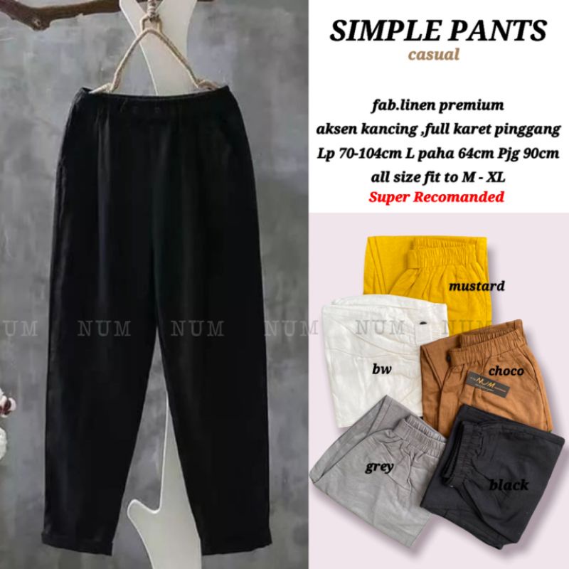 Simple pants casual-2