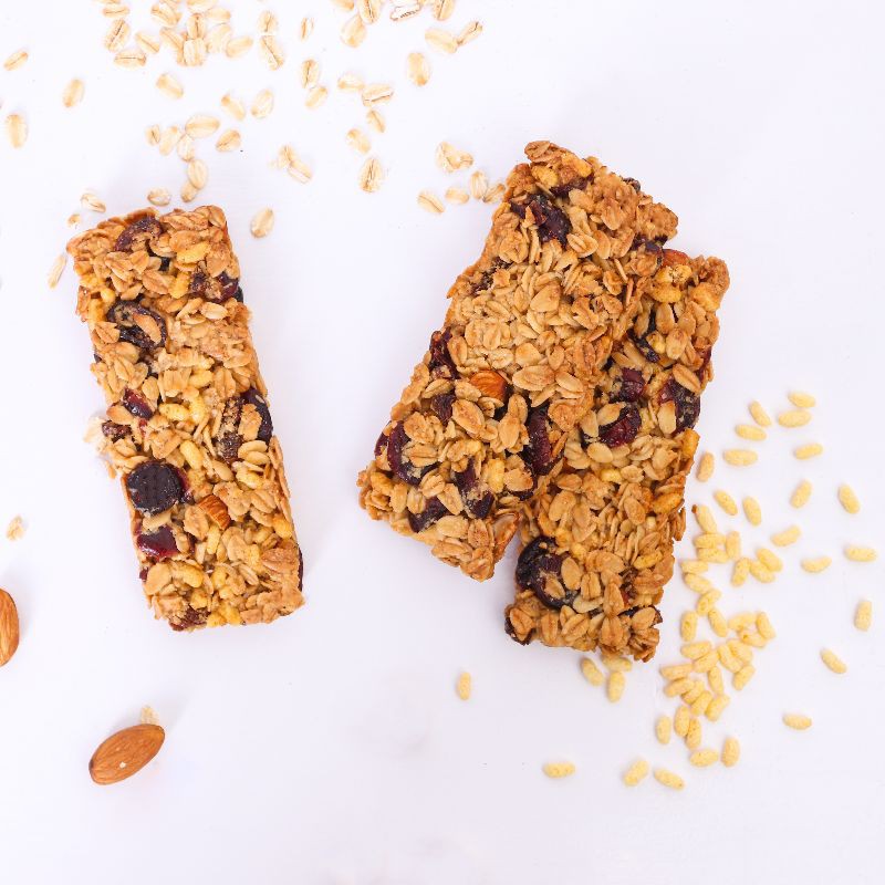 

Mixed Berries Granola Bar / 2 Bars, 2x40gr / Cranberry, Raisins, Almond, Chia Seed