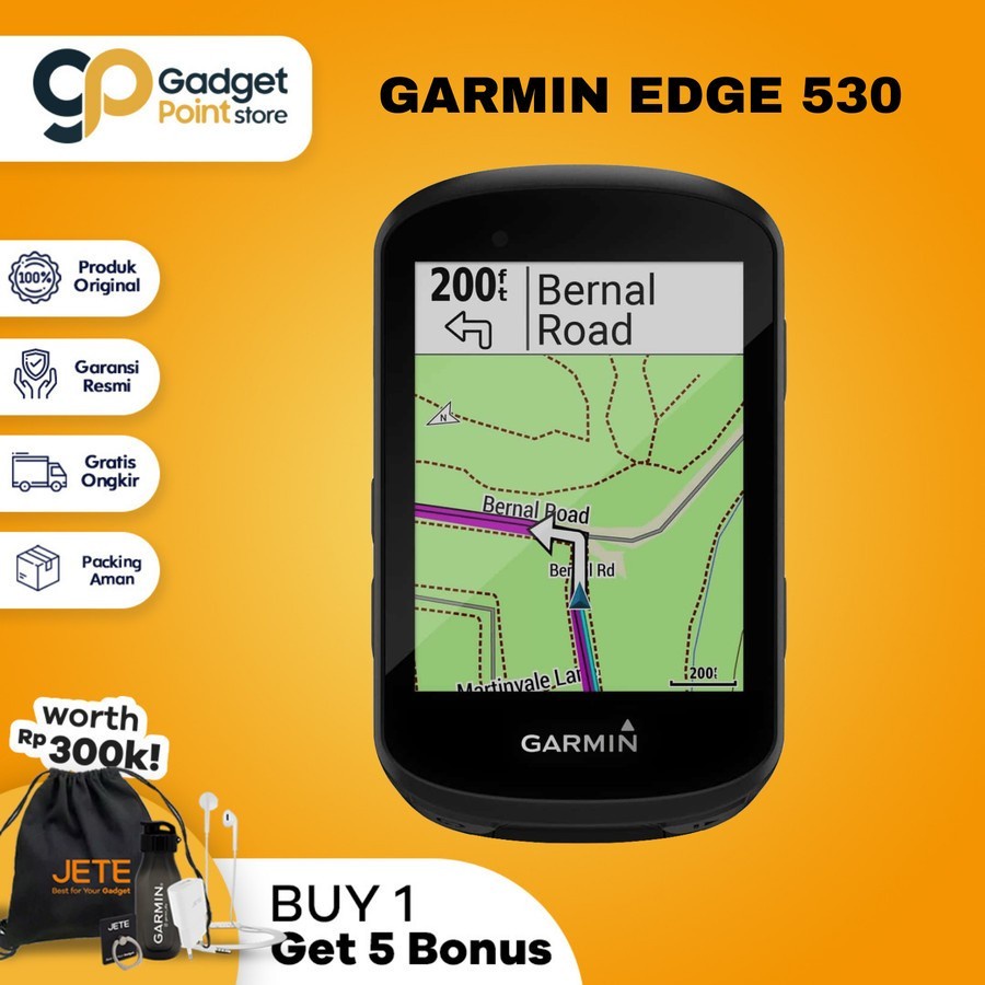 Garmin EDGE 530 GPS Cycling  - Garansi Resmi TAM 2 Tahun