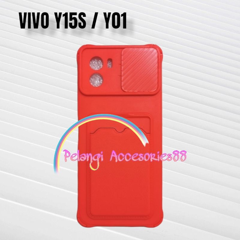 CASE VIVO Y15S / Y01 / Y01A SOFTCASE SLEDING WARNA WARNI