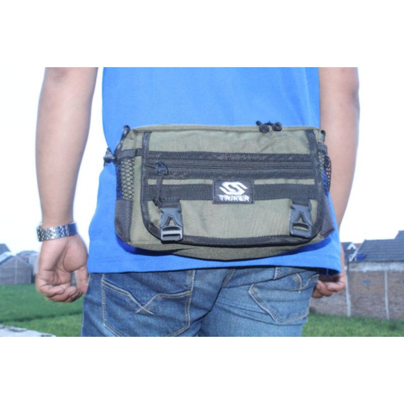 Tas Selempang Pria Tactical 3in1 Triker 003