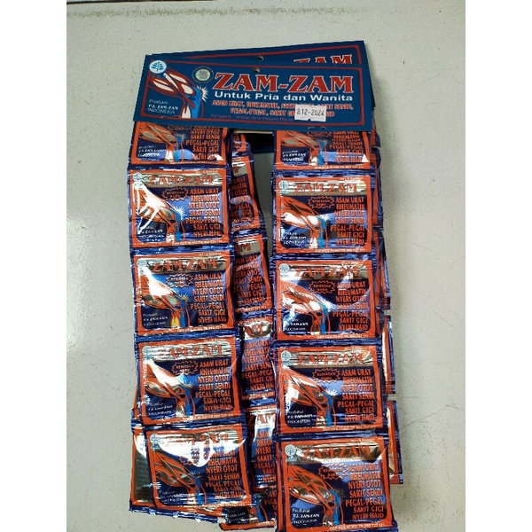 ZAM ZAM KAPSUL NYERI OTOT ORIGINAL