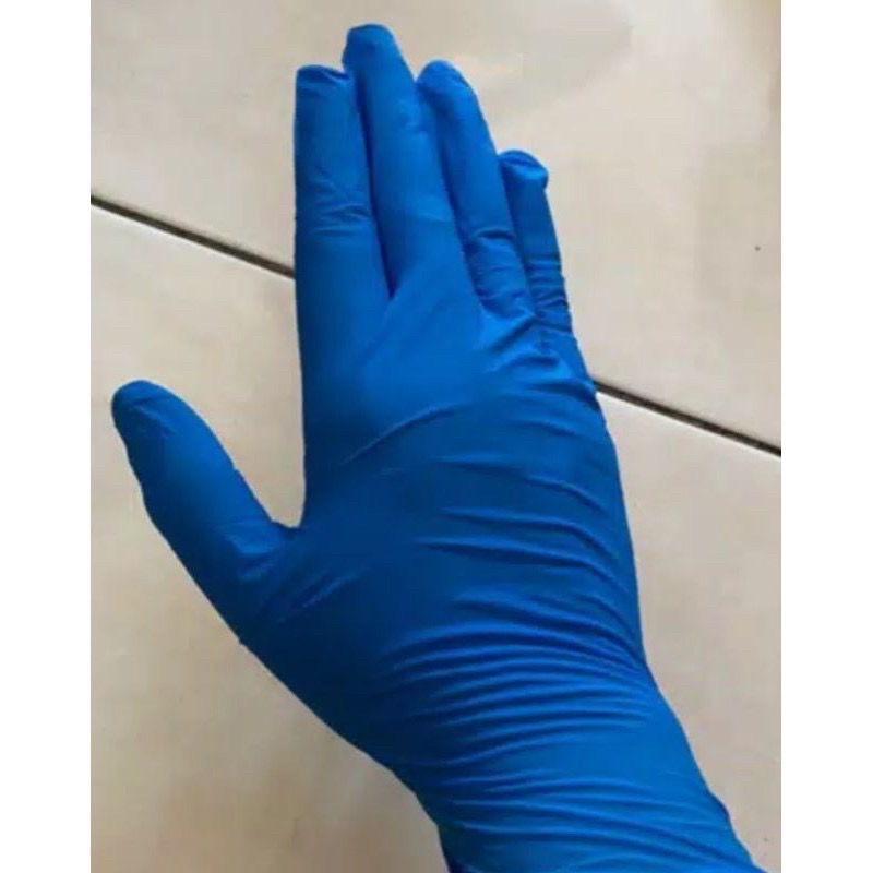 Sarung Tangan Sensi Nitrile Gloves isi 40 pcs Nitrile Disposable Gloves