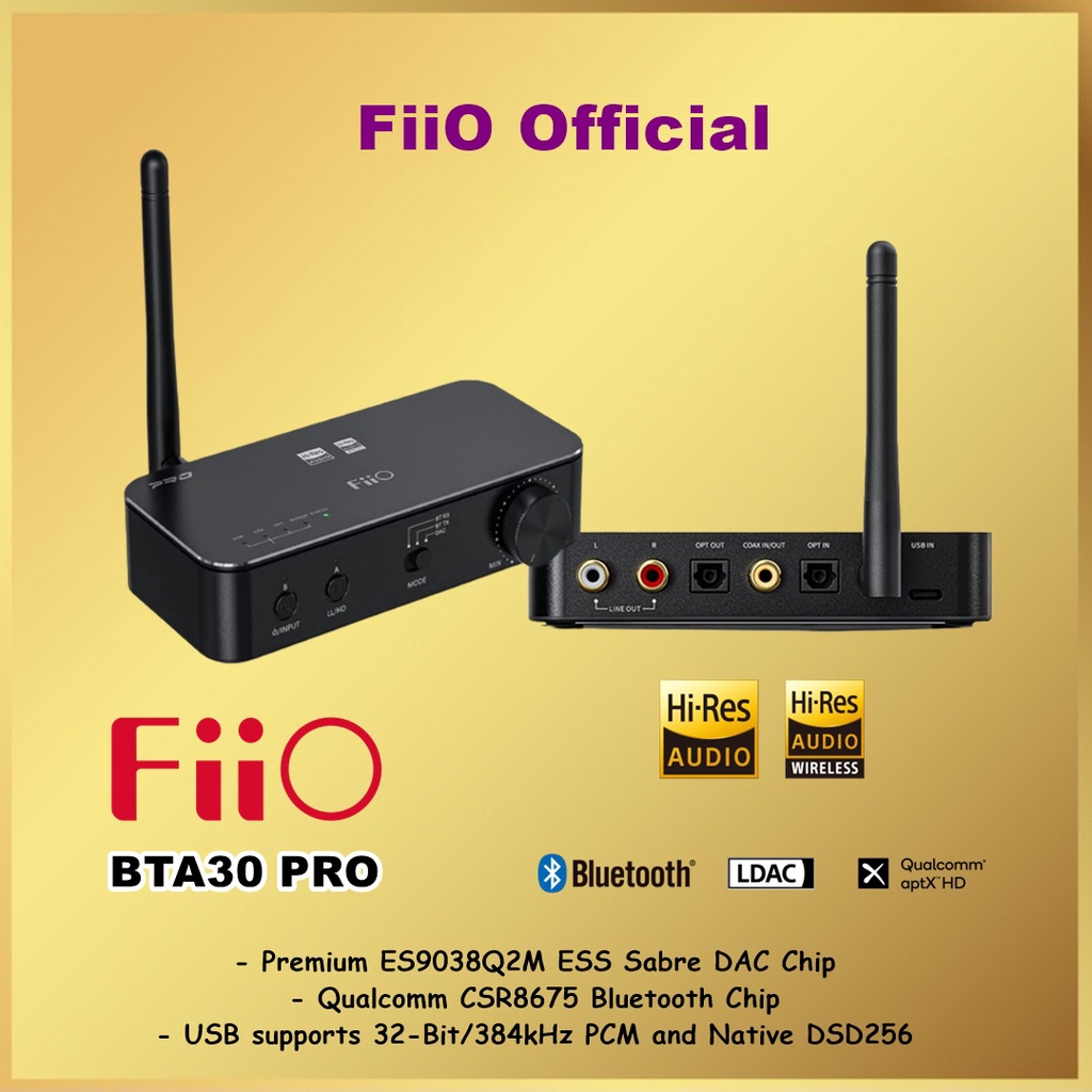 FiiO BTA30 Pro High Fidelity Bluetooth Transmitter and Receiver BTA 30