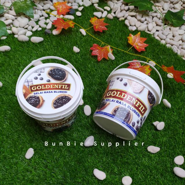 

Goldenfil Blueberry Jam | Toping Selai Rasa Bluberi Kemasan 1 Kg