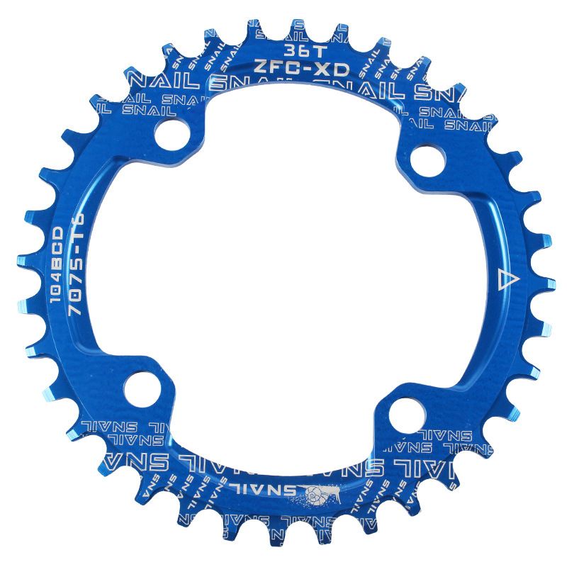 Chainring 32T 34T 36T 104BCD Round Snail Narrow Wide BCD 104 Sepeda