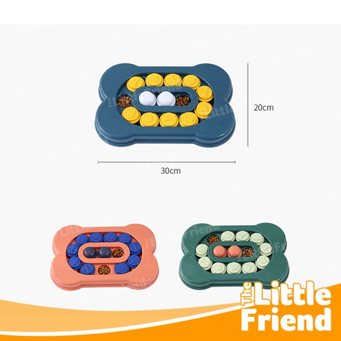 Tempat Makan Mainan Anjing Puzzle Plate Slow Feeder Interaktif