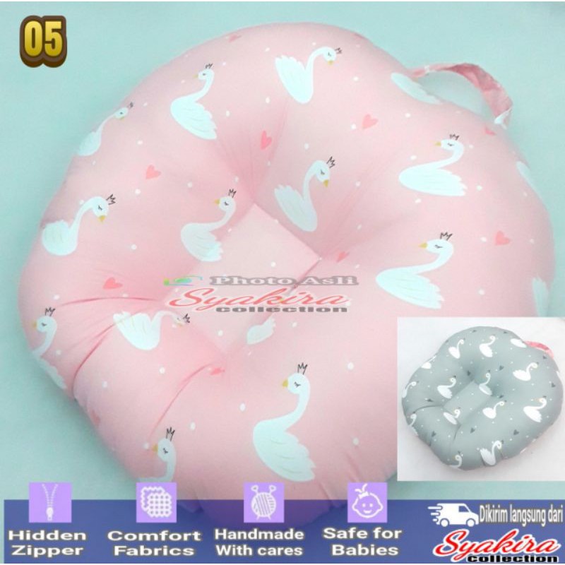 Bantal Sofa Bayi Baby Lounger Doraemon Navy