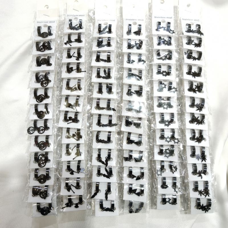 Anting Tusuk Titanium isi 12 Pasang
