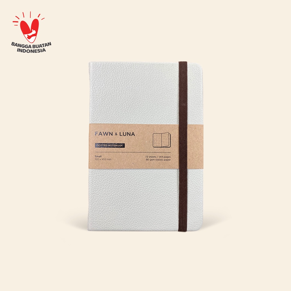 

Fawn & Luna - BARELY BEIGE - Notebook Small A6 - Buku Jurnal/Agenda/Diary/Catatan