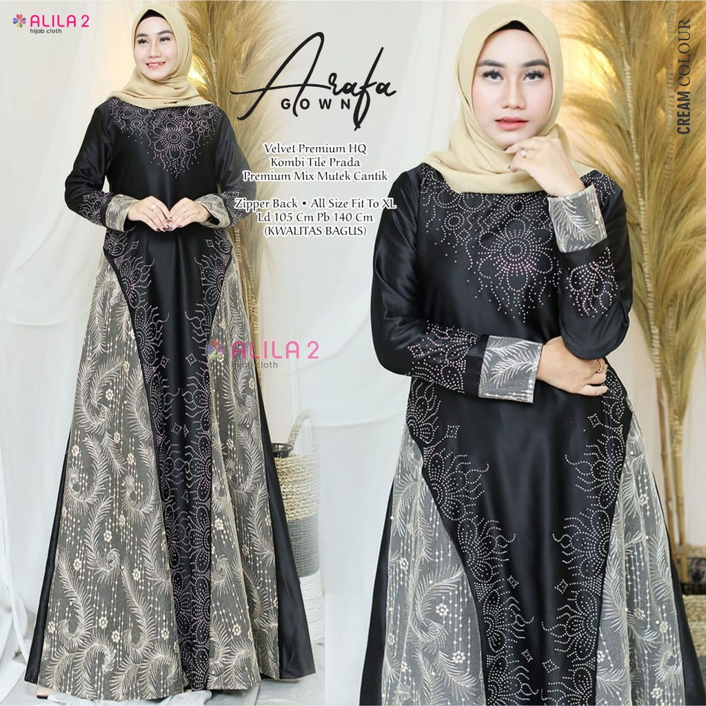 ARAFA GOWN Dress Gamis By ALILA 2