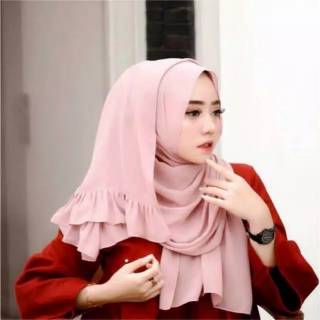 Pashmina rempel pollycotton bukan pashmina diamond dan 