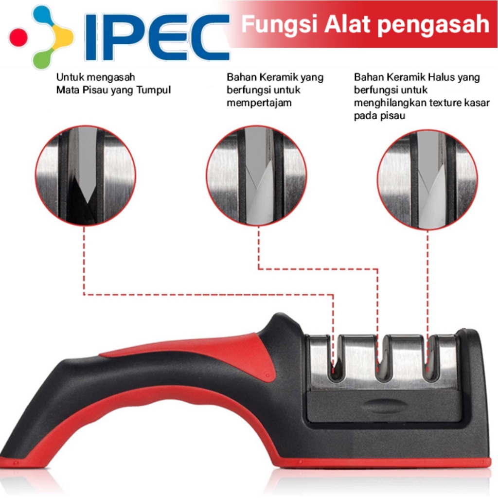 Pengasah Pisau / Alat Asah Pisau - Asahan Pisau Penajam Pisau dan Gunting 10036