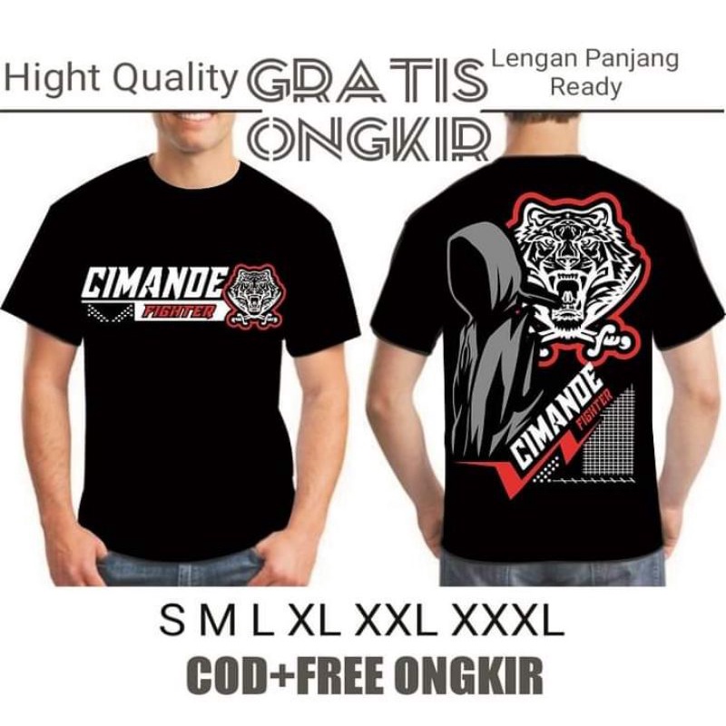 kaos CIMANDE Tshirt CIMANDE kaos CIMANDE FIGHTER kaos PENCAK SILAT CIMANDE kaos CIMANDE