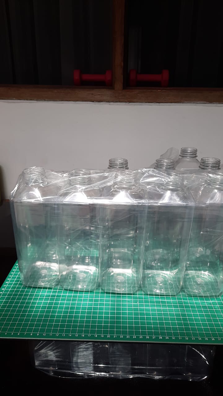 @10pcs Botol Kick Square 1000ml / Botol Kotal Tebal 1000 Ml