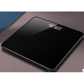 Timbangan Badan Digital + Temperature Battery Version - Hitam