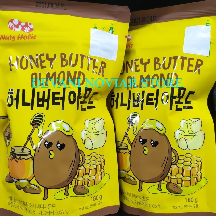 

Nuts Holic Honey Butter Almond 180gram