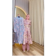TUNIK SILK MOTIF BUNGA SHELLASAUKIA ORIGINAL