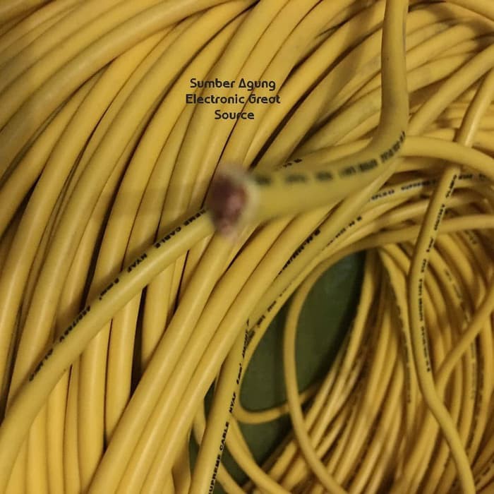 Kabel METERAN NYAF 6mm Supreme Berkualitas SNI LMK Serabut Tunggal Teb