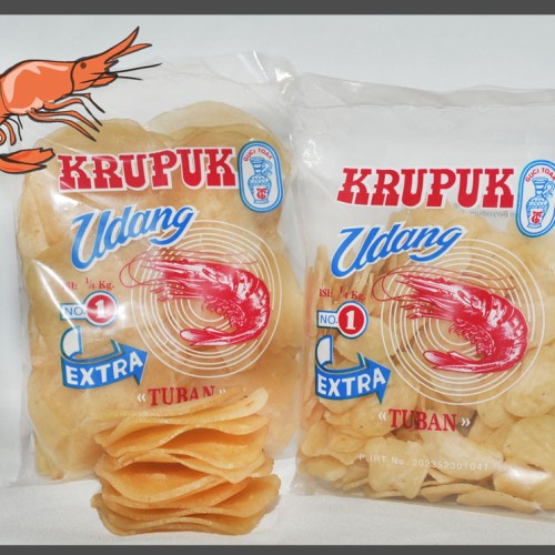 

Kerupuk Udang Cap "Guci Toak" Extra Khas Tuban 250gr