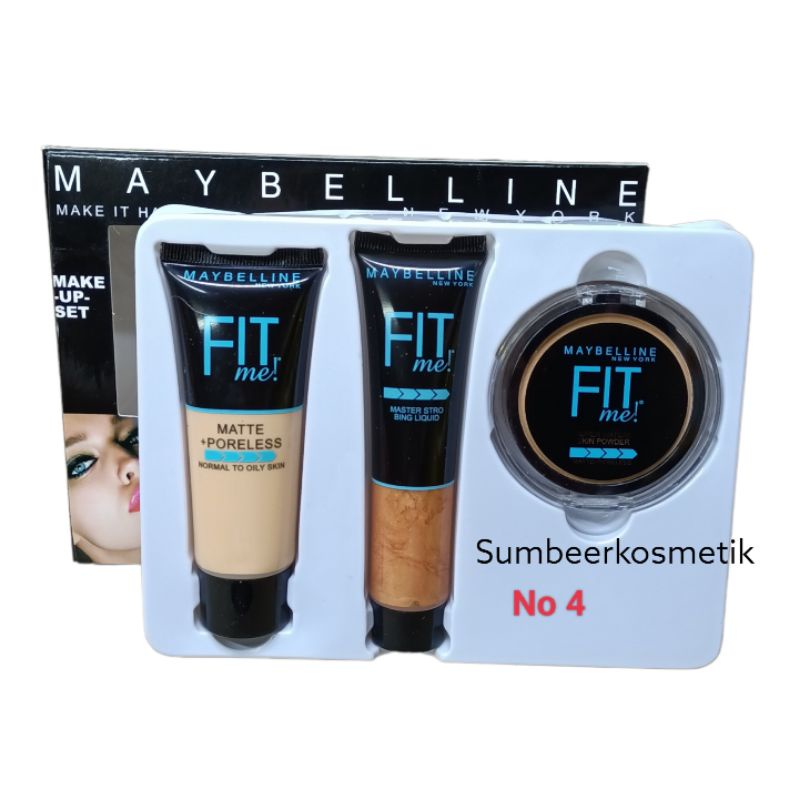 MAYBELLINE FIT ME MAKEUP SET (3in1 Liquid Makeup + Concealer)