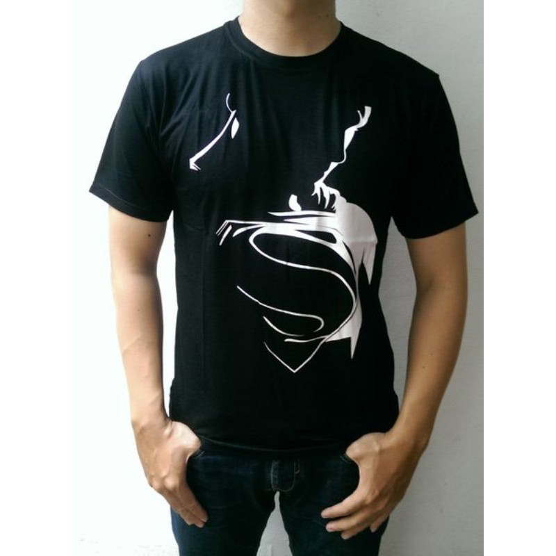BAJU KAOS STHIRT LOGO SUPERMAN LENGAN PENDEK