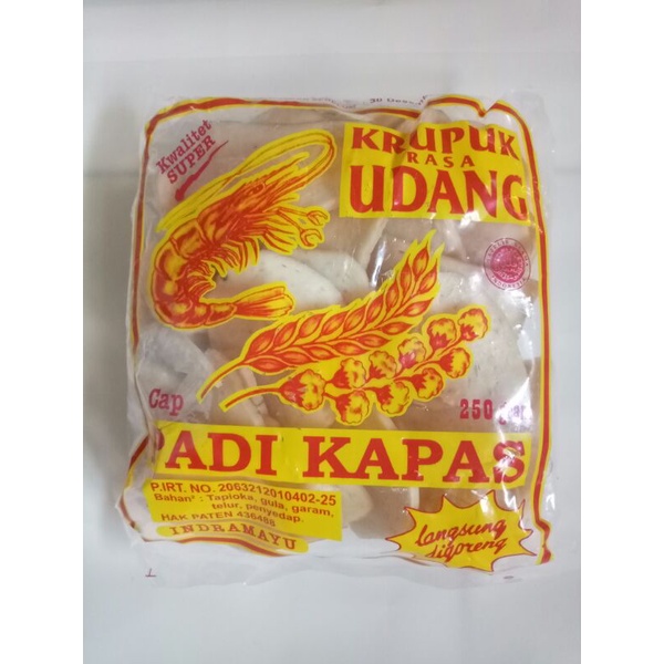 

kerupuk udang padi kapas,,,khas cirebon,,250gr