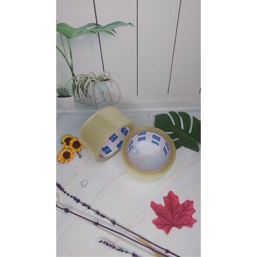 

LAKBAN OPP BENING / ISOLASI SOLASI OPP BENING BESAR UNTUK PACKING 45MM 24MM 80 90 100 YARD
