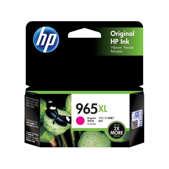 Tinta HP 965 XL Magenta Original Cartridge - 3JA82AA - Printer HP Officejet 9010 &amp; 9020