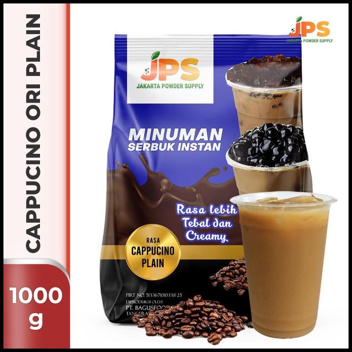 

Bubuk Minuman Cappucino Plain Powder Jps Tanpa Gula