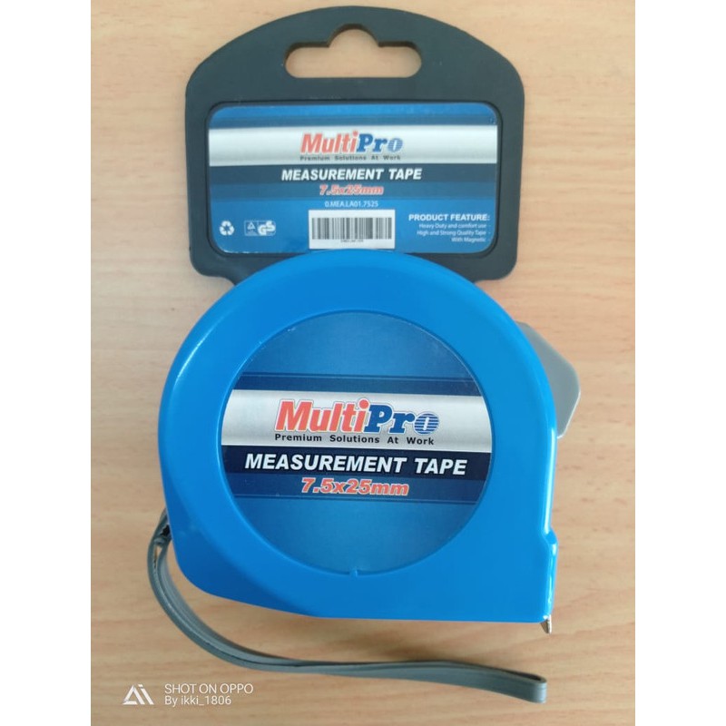 Multipro Measurement tape 7.5x25mm | Shopee Indonesia