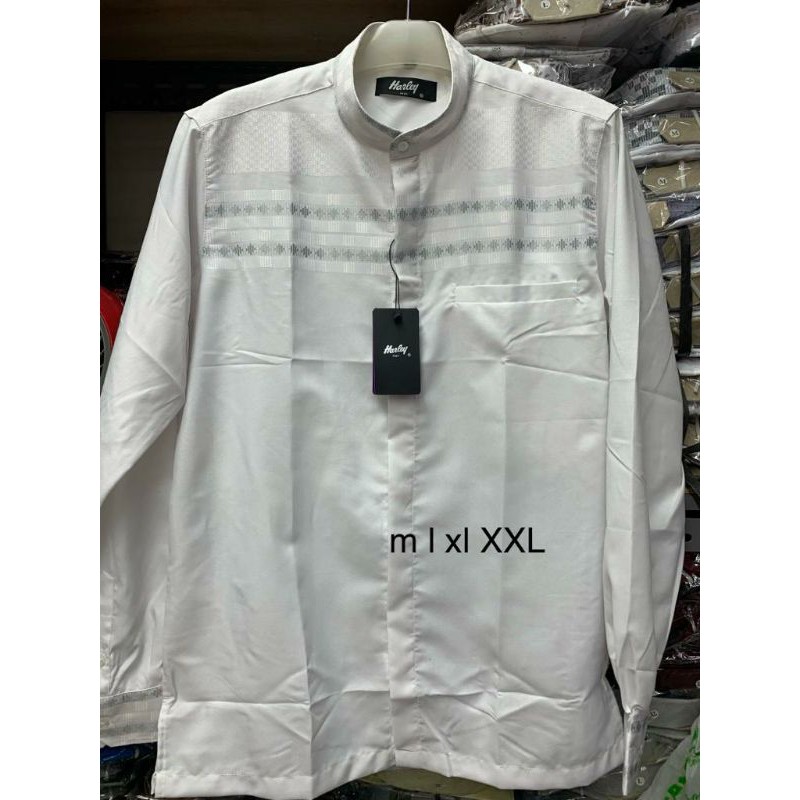 KEMEJA KOKO HARLEY MAN PUTIH