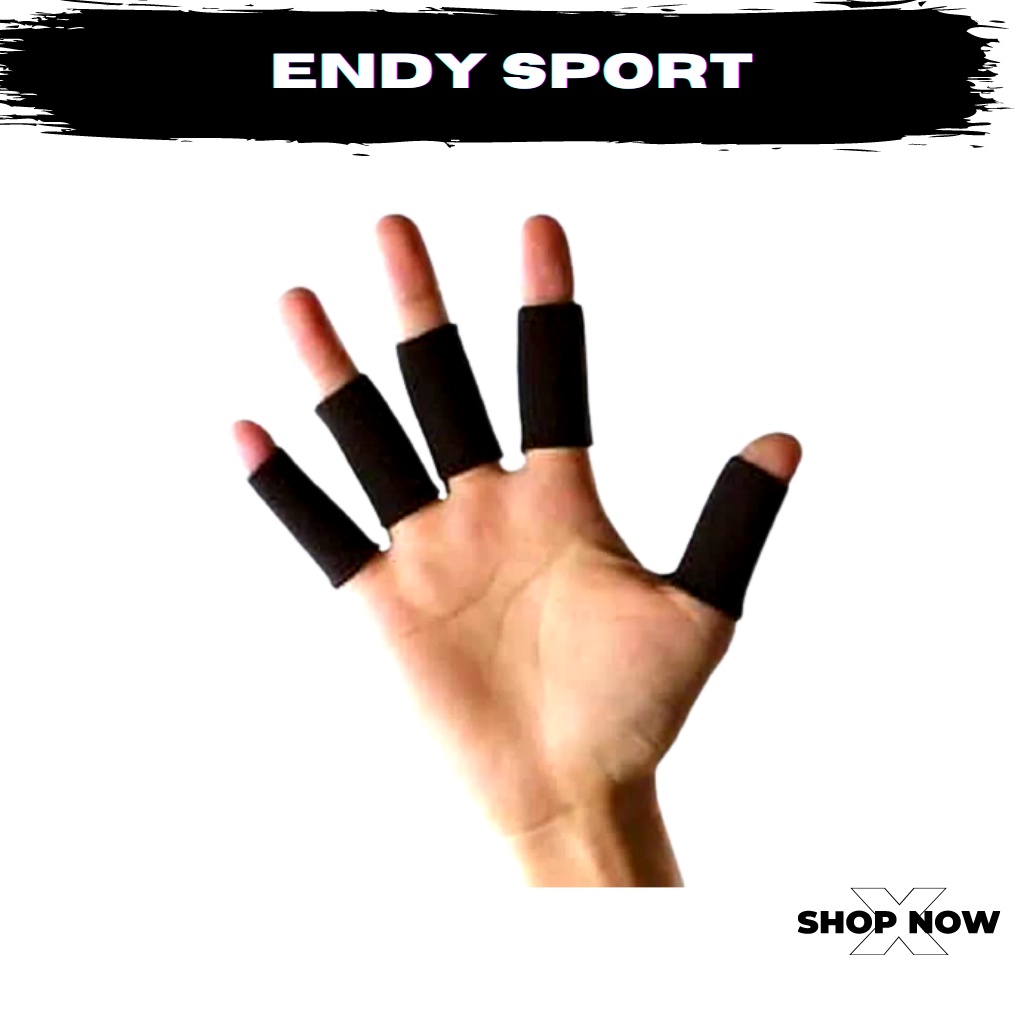 FINGER SUPPORT NILON deker jarI Kiper Voli pelindung tangan futsal deker jari voli