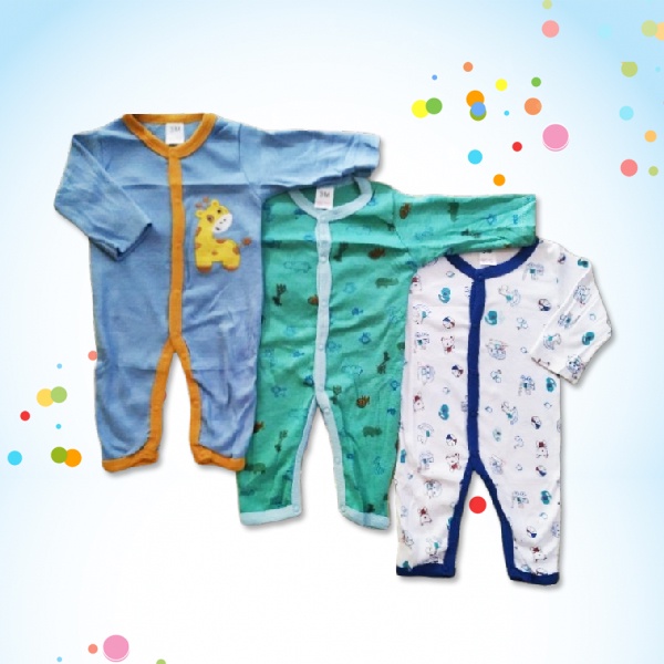 1Pcs Jumper Sleepsuit Bayi Carterlove Panjang Buka Kaki 6 9 12 Bulan Random Boy &amp; Girl