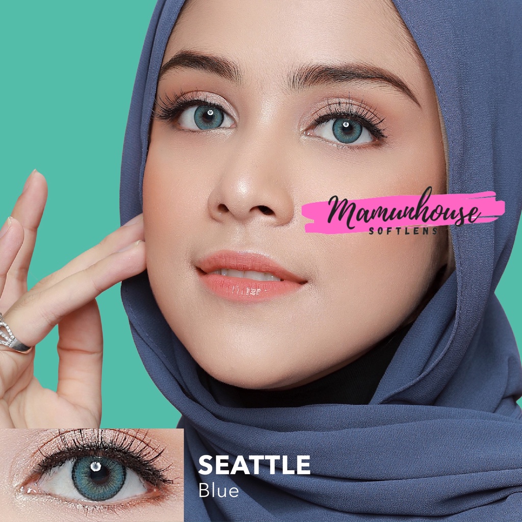 ORIGINAL Softlens i-DoL Seattle 2 (Princess Idol) Warna Cool Gray Grey Honey Brown Marine Tropical