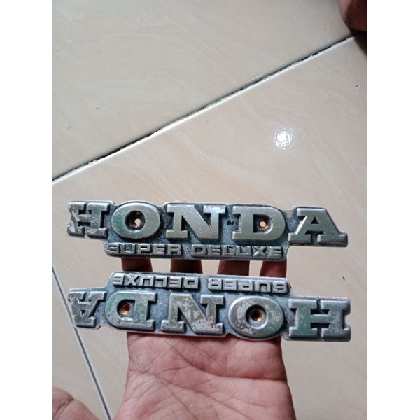 Emblem Tangki Logo Honda Gl100 Gl 100 original