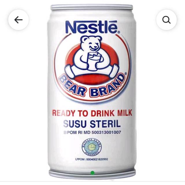 Bear Brand Can 189 ml | Shopee Indonesia