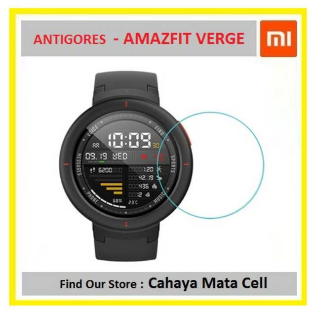 Tempered Glass Amazfit Verge Screen Protector Anti Gores Xiaomi Verge