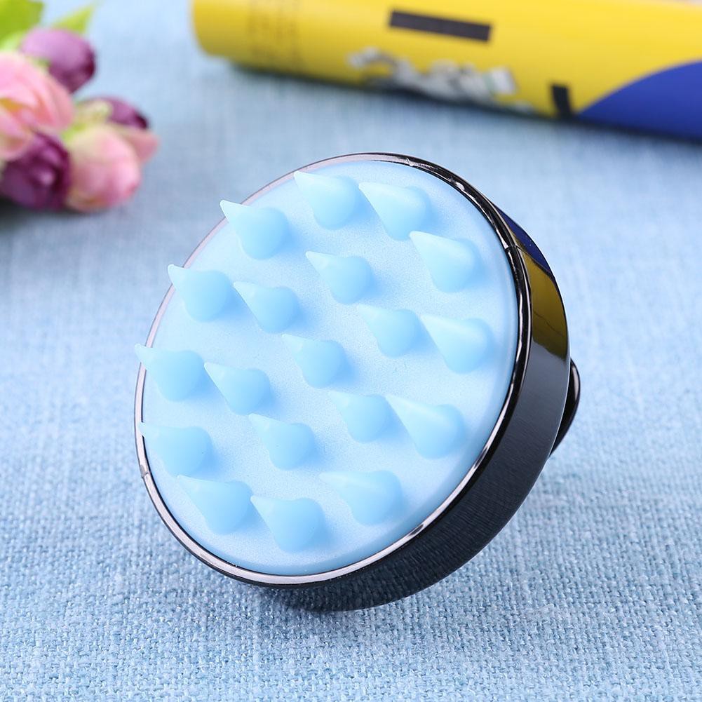 1pc Massage Brush Hair Wash Brush Silicone Head Body Massager Comb Silicone Acupoint Relaxing Tools