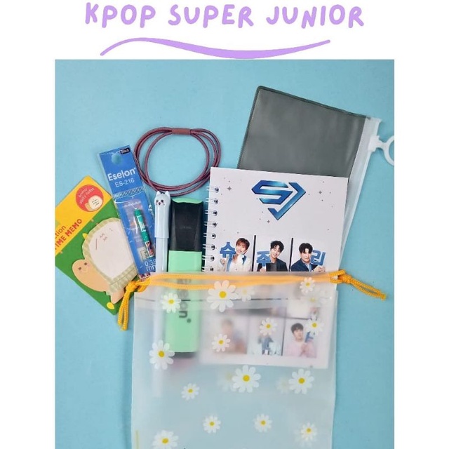 

Paket K-pop Alat Tulis Set 8in1/ Stationary set 8in1