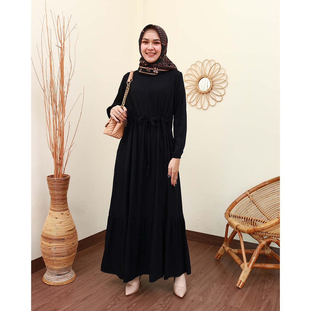 ATINA DRESS Polos - Pakaian Wanita Terbaru by Hijab Mamah icis