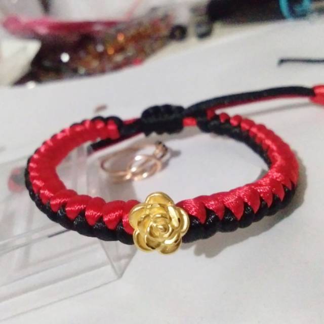  Gelang  Mawar  Gelang  Jillyn Gelang  HongKong 24k Tali  