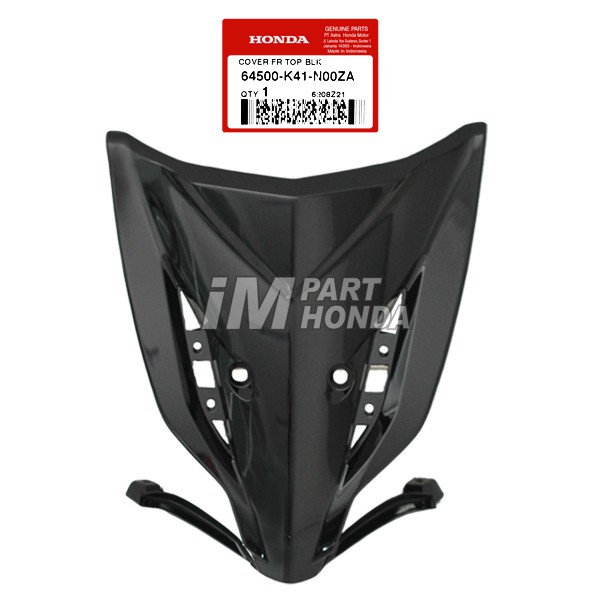 64500-K41-N00ZA Cover Front Panel Tameng Depan New Supra X 125 Fi Hitam Glossy JKT